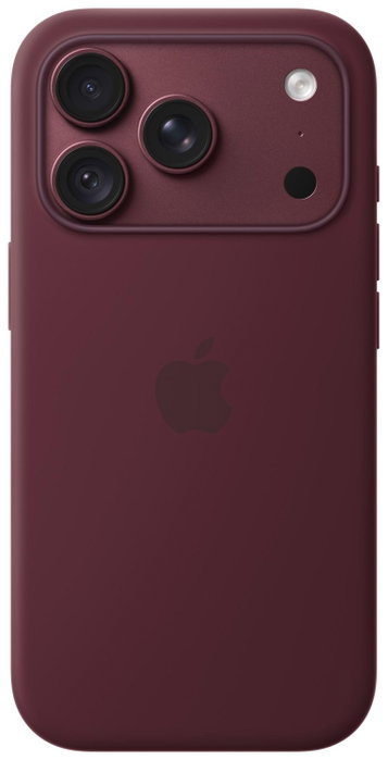 Apple iPhone 18 Pro Silicone Case con MagSafe - Borgoña