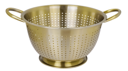 DKD Home Decor Escurridor Dorado Inox 24 x 19 x 24 cm