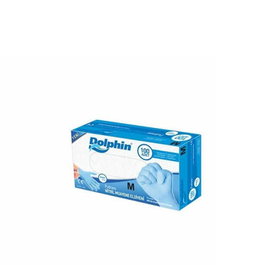 Dolphin Guantes Nitrilo Azul Talla M - 100 Unidades