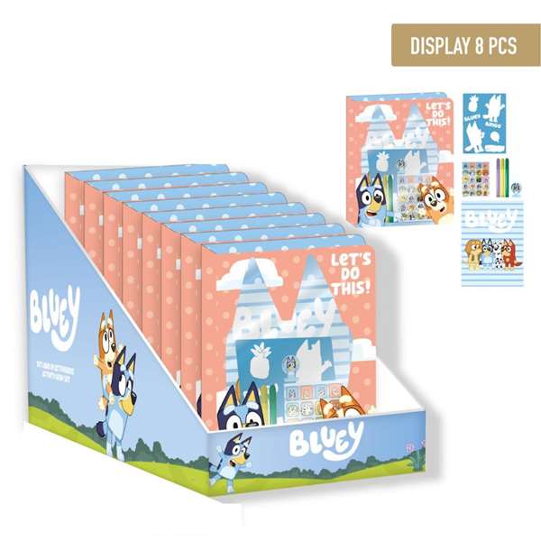 Set de Papelería Bluey 8 Piezas