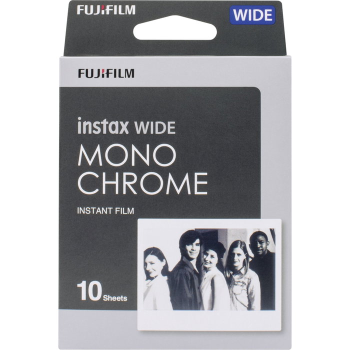 FUJIFILM instax wide Film monochrome, 10 unidades
