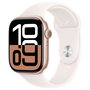 Apple Watch Series 10 GPS + Cellular 46mm Caja de Aluminio Oro Rosa con Correa Deportiva Light Blush - M/L, 64 GB, OLED, iOS, watchOS 11