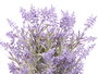 Ibergarden Planta de Lavanda en Maceta de Piedra Decorativa 48 cm - Dimensiones: 30x30x50 cm - Color Morado/Negro/Verde (Set de 6)