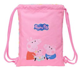 Safta Saco Plano Junior Peppa Pig "Baby Pig" 26x34x1cm Edad Mínima Recomendada: 3 Años