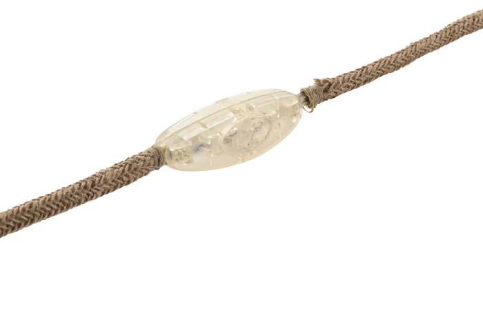 DKD Home Decor Lámpara Aplique Urban Crudo Marron Claro Algodon Seagrass Pared 18x43x35 cm