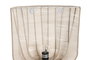 DKD Home Decor Lámpara Aplique Urban Crudo Marron Claro Algodon Seagrass Pared 18x43x35 cm