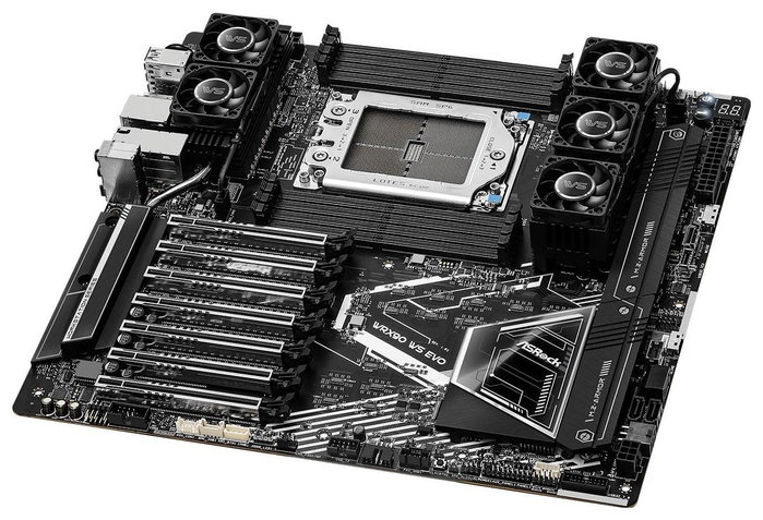 ASRock WRX90 WS EVO Placa Base AMD WRX90 Socket sTR5 EEB