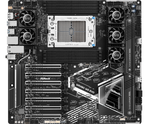 ASRock WRX90 WS EVO Placa Base AMD WRX90 Socket sTR5 EEB