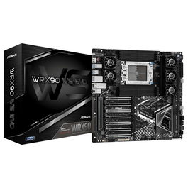 ASRock WRX90 WS EVO Placa Base para AMD Ryzen Threadripper 1000 Series, Socket sTR5, DDR5-SDRAM, 2 TB