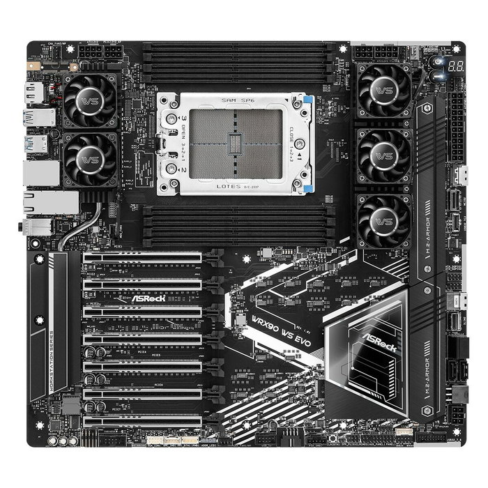 ASRock WRX90 WS EVO Placa Base AMD WRX90 Socket sTR5 EEB