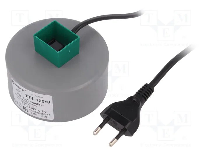 BREVE TUFVASSONS Transformador Toroidal 100VA 230VAC/110V BREVE TUFVASSONS Transformador Toroidal 100VA 230VAC/110V