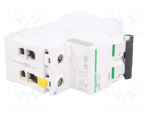 SCHNEIDER ELECTRIC Interruptor magnetotérmico ACTI9 iC60H 4A 1+N 10kA