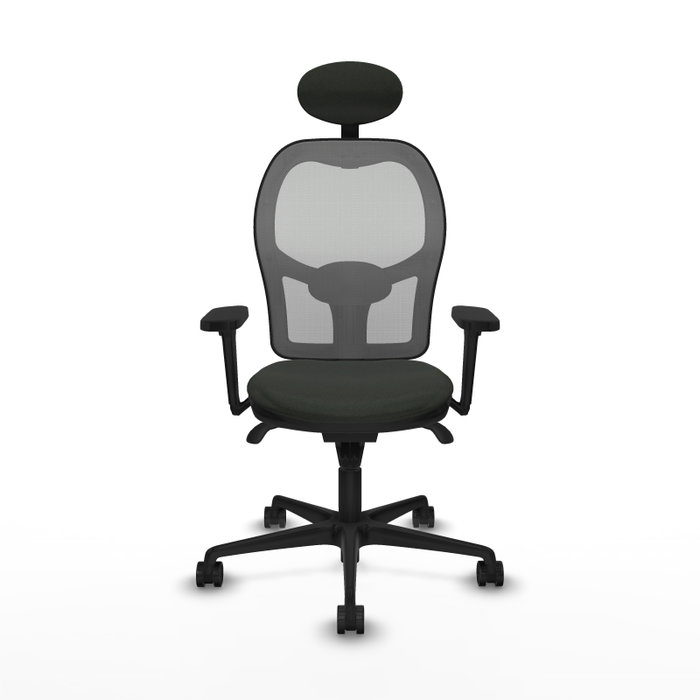 PIQUERAS Y CRESPO Silla de oficina Jorquera con mecanismo Sincro, brazos 3D y cabecero fijo PIQUERAS Y CRESPO Silla de oficina Jorquera con mecanismo Sincro, brazos 3D y cabecero fijo
