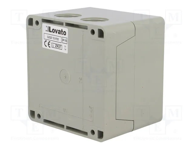 LOVATO ELECTRIC Interruptor de leva 20A 2 posiciones (0-1) 3 polos