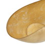Ixia Bowl de Cristal Dorado para Decoración 38 x 20 cm