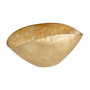 Ixia Bowl de Cristal Dorado para Decoración 38 x 20 cm
