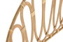 DKD Home Decor Cabecero Cama Scandi Ratán Bambú Natural 104 x 60 x 2 cm