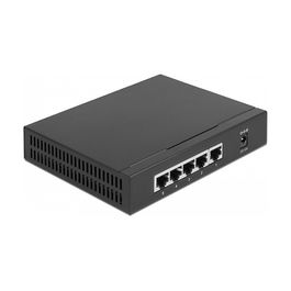 Delock Switch Ethernet 2.5 Gigabit 5 Puertos, Full Duplex, Carcasa de Metal