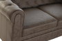DKD Home Decor Sofa Vintage Marron Oscuro Natural 82 x 70 x 151 cm