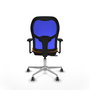 PIQUERAS Y CRESPO Silla de oficina Jorquera Naranja y Azul
