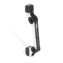 XLC Adaptador de freno de disco BR-X Postmount CNC negro/plata 15g