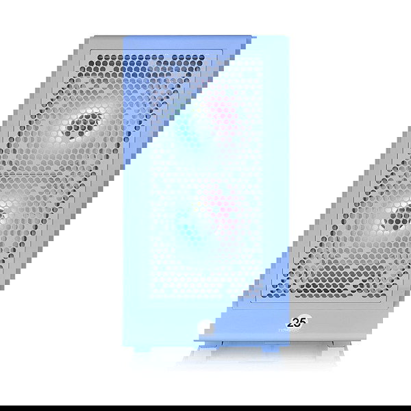 Thermaltake Ceres 330 TG ARGB Midi Tower PC Azul Vidrio Templado ATX EATX micro ATX Mini-ITX 18.5cm