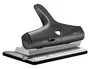 Rapesco Alu 95 Taladro Ajustable para 2, 3 y 4 Taladros con Capacidad para 32 Hojas Negro