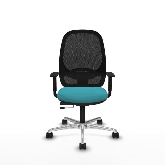 PIQUERAS Y CRESPO Silla de oficina Cilanco con mecanismo Sincro/Traslack Turquesa y Negro PIQUERAS Y CRESPO Silla de oficina Cilanco con mecanismo Sincro/Traslack Turquesa y Negro