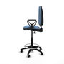 PIQUERAS Y CRESPO Taburete Aýna Azul cielo con mecanismo Asincro