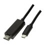 LogiLink Cable USB-C a HDMI-A 4K/60 Hz, 1,8 m, negro