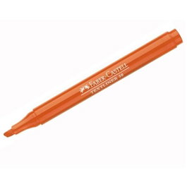 Faber-Castell Textliner 38 Marcador Fluorescente Naranja de Punta Biselada
