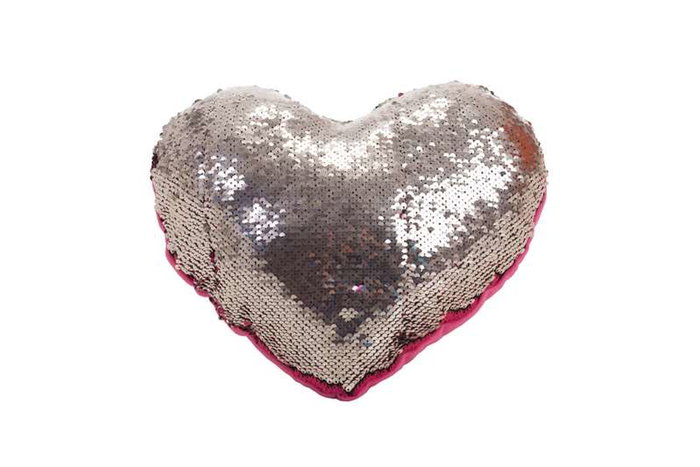 Creaciones Llopis Cojin Corazon Lentejuelas 22 cm Creaciones Llopis Cojin Corazon Lentejuelas 22 cm