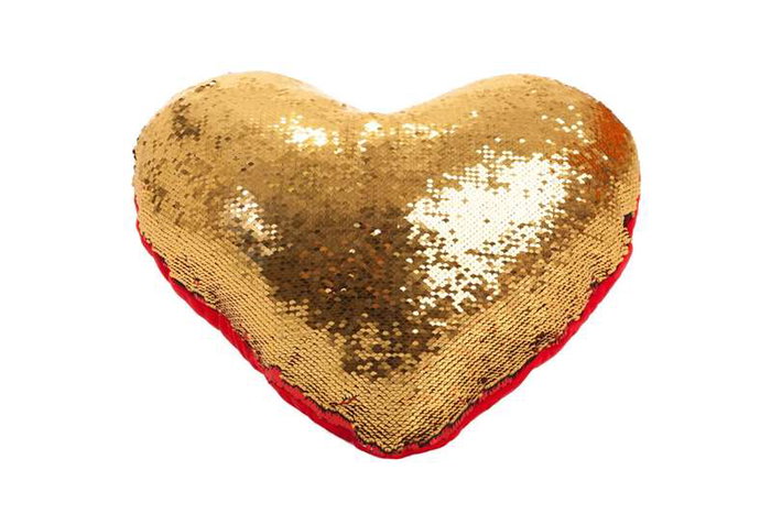 Creaciones Llopis Cojin Corazon Lentejuelas 22 cm Creaciones Llopis Cojin Corazon Lentejuelas 22 cm