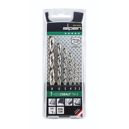 Alpen HSS-Eco TM 6 Juego de 6 Brocas de Cobalto para Metal