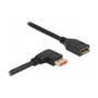 DeLOCK Cable de extensión DisplayPort macho 90° derecha a hembra 8K 60 Hz 1 m