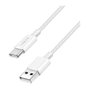 LogiLink Cable USB 2.0 Type-C, A/M a C/M, 480 Mbps, 60W, Blanco, 0,5 m