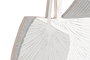 DKD Home Decor Decoración de pared MDF Hojas Gris y Blanco 59x2x91