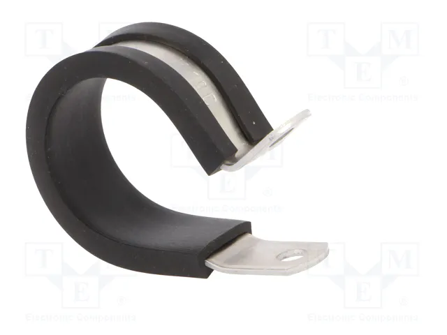 HELLERMANNTYTON Abrazadera de aluminio y cloropreno Øaro 27mm HELLERMANNTYTON Abrazadera de aluminio y cloropreno Øaro 27mm
