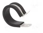 HELLERMANNTYTON Abrazadera de aluminio y cloropreno Øaro 27mm