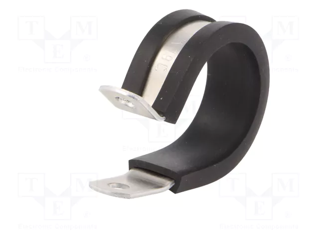 HELLERMANNTYTON Abrazadera de aluminio y cloropreno Øaro 27mm HELLERMANNTYTON Abrazadera de aluminio y cloropreno Øaro 27mm