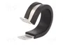 HELLERMANNTYTON Abrazadera de aluminio y cloropreno Øaro 27mm