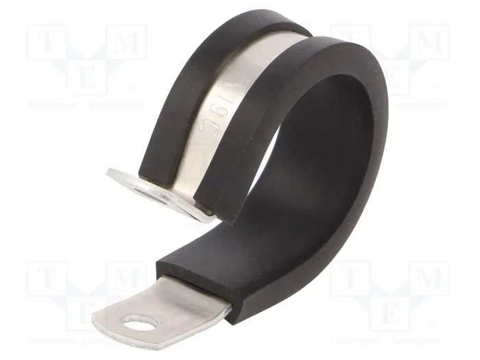 HELLERMANNTYTON Abrazadera de aluminio y cloropreno Øaro 27mm HELLERMANNTYTON Abrazadera de aluminio y cloropreno Øaro 27mm
