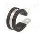 HELLERMANNTYTON Abrazadera de aluminio y cloropreno Øaro 27mm