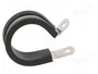 HELLERMANNTYTON Abrazadera de aluminio y cloropreno Øaro 27mm