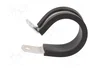 HELLERMANNTYTON Abrazadera de aluminio y cloropreno Øaro 27mm