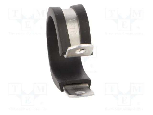 HELLERMANNTYTON Abrazadera de aluminio y cloropreno Øaro 27mm HELLERMANNTYTON Abrazadera de aluminio y cloropreno Øaro 27mm