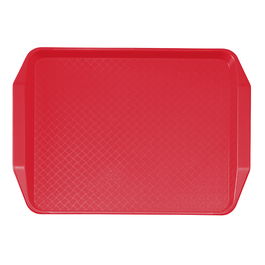CAMBRO - 1217FFH-163 - Bandeja Fast Food con asas - perfil alto - 30 x 43 cm - Rojo - Venta 1 unidad