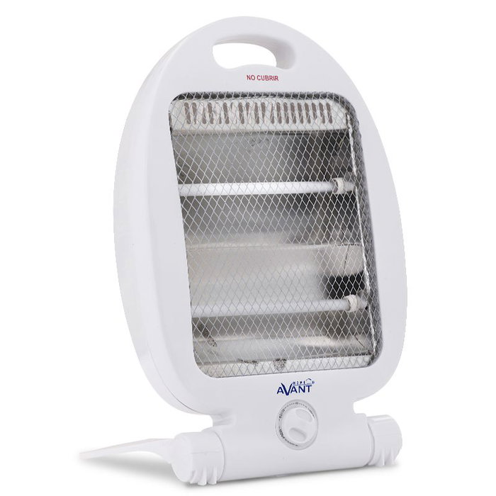 AVANT Estufa de Cuarzo Mini, 2 Tubos, 800W - Calefacción Rápida y Segura