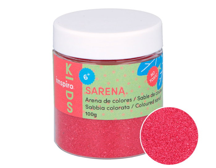 Sarena Arena de colores rosa fucsia 100g Sarena Arena de colores rosa fucsia 100g