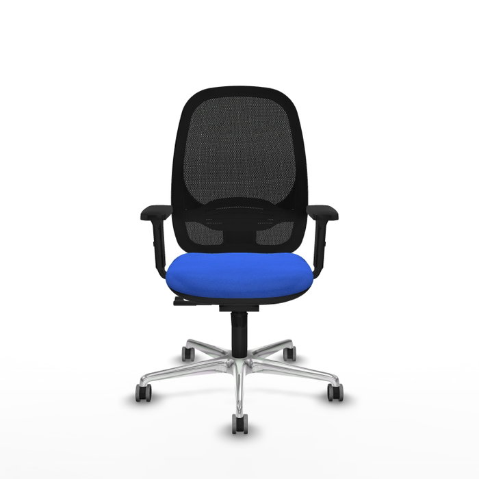 PIQUERAS Y CRESPO Silla de oficina Cilanco con mecanismo Sincro, Azul y Negro PIQUERAS Y CRESPO Silla de oficina Cilanco con mecanismo Sincro, Azul y Negro
